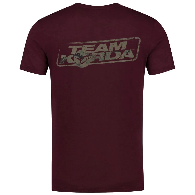 Korda TK Digi Kamo Tee Burgundy